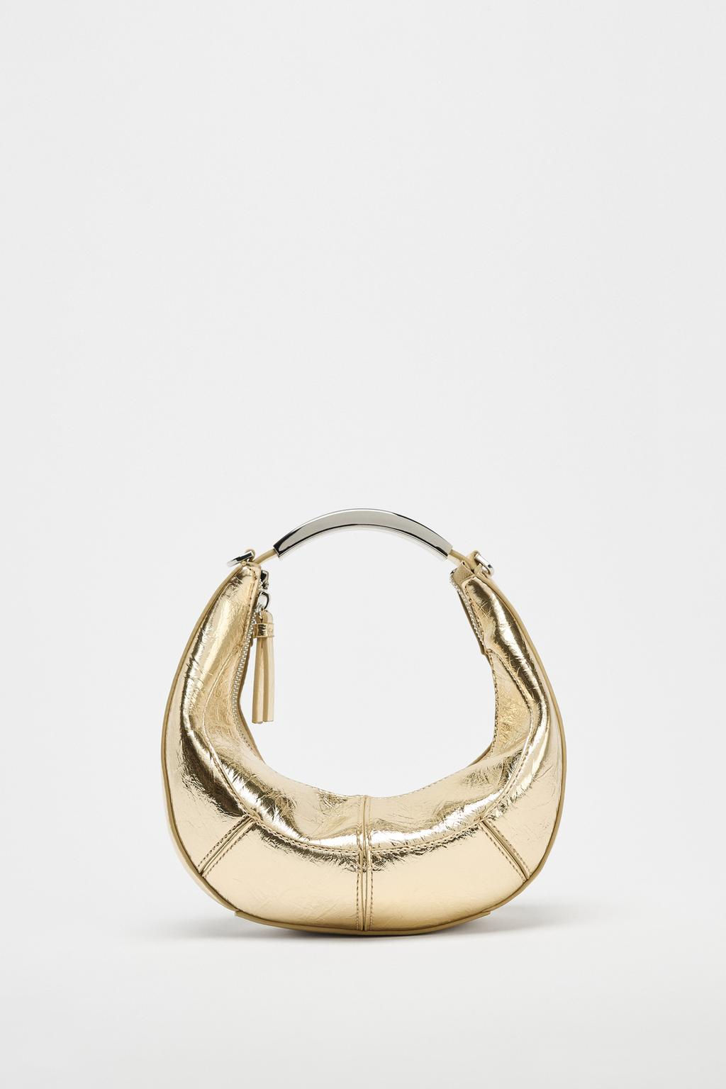 OVAL BAG WITH METAL STRAP - Zara фото 4