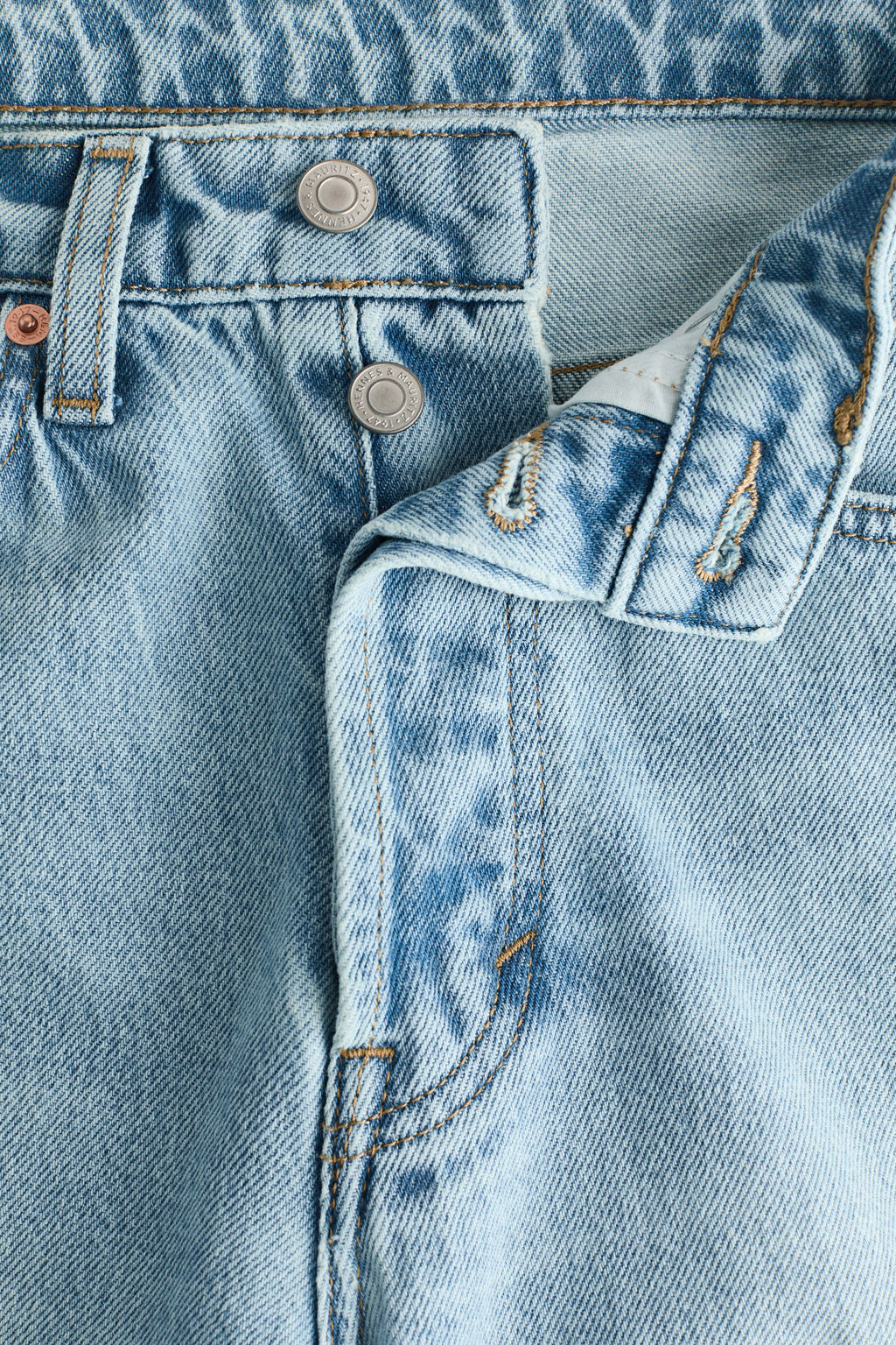 Straight High Waist Ankle Jeans - H&m фото 14