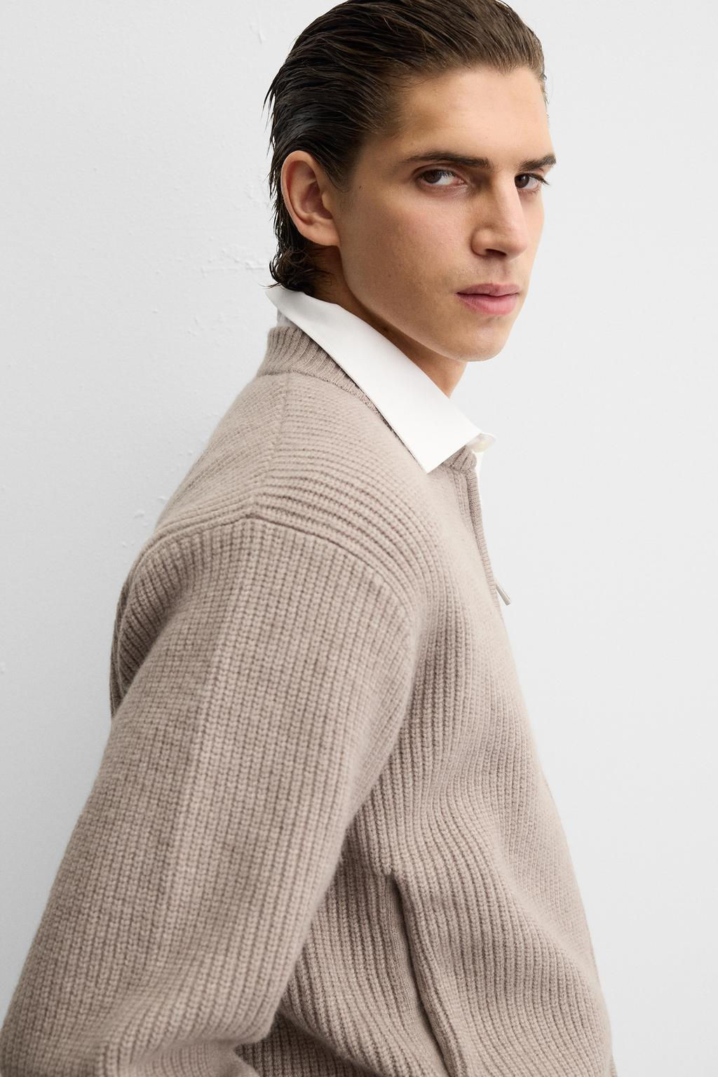 ZIP-UP KNIT JACKET - Zara фото 5