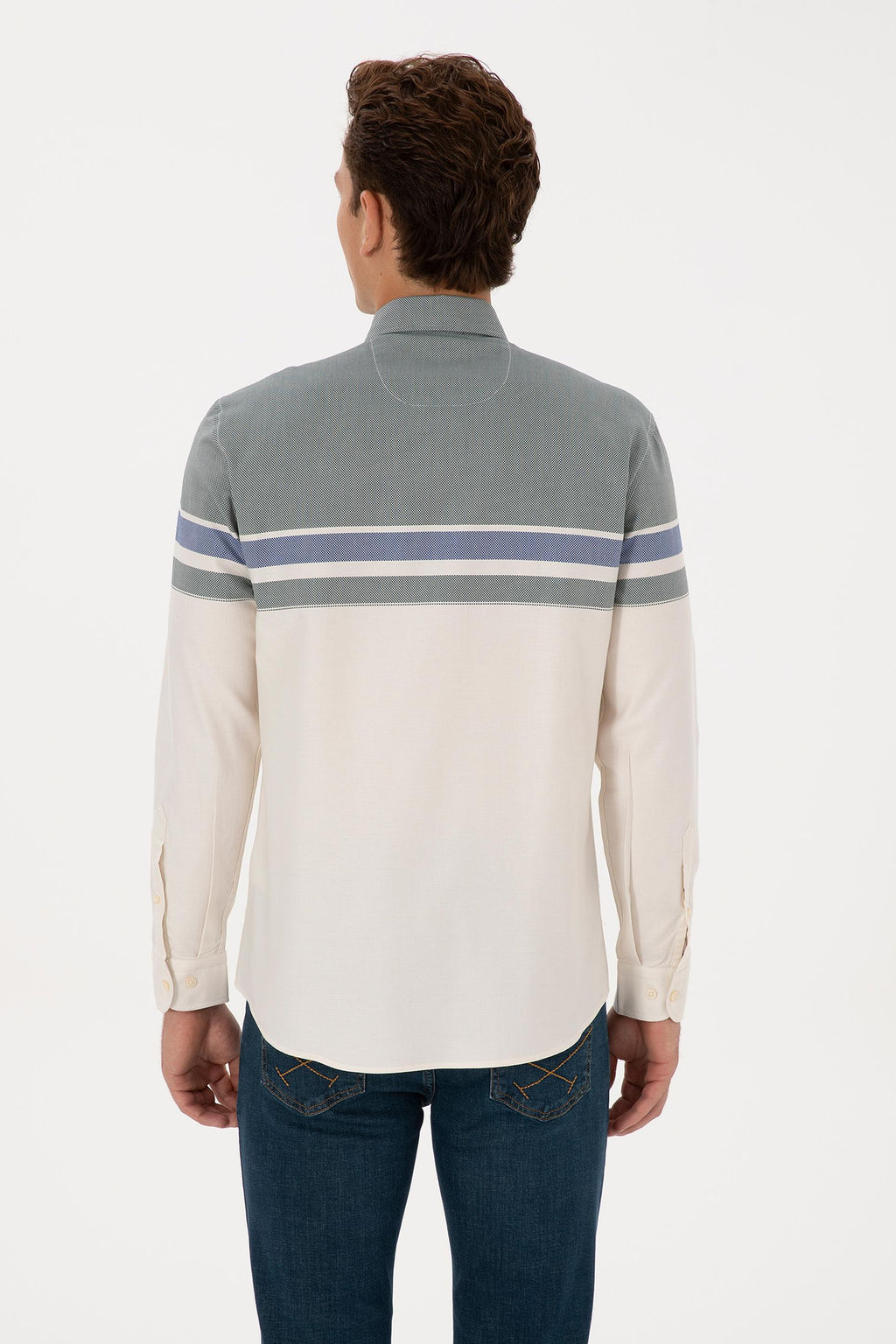 Erkek Koyu Ye_il Uzun Kollu G_mlek - U.s. polo assn фото 5