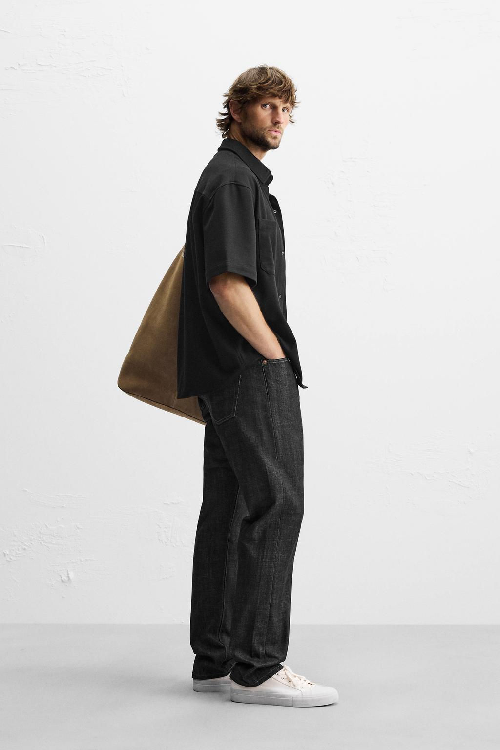 TEXTURED COMFORT OVERSHIRT - Zara фото 13