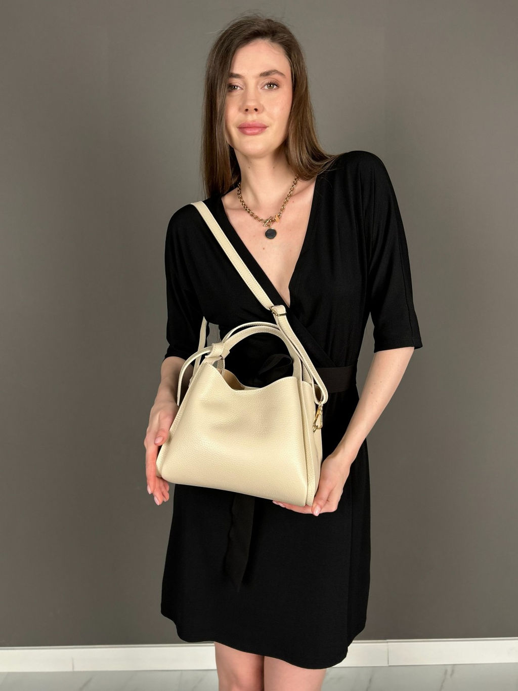 Сумка женская из телячьей кожи