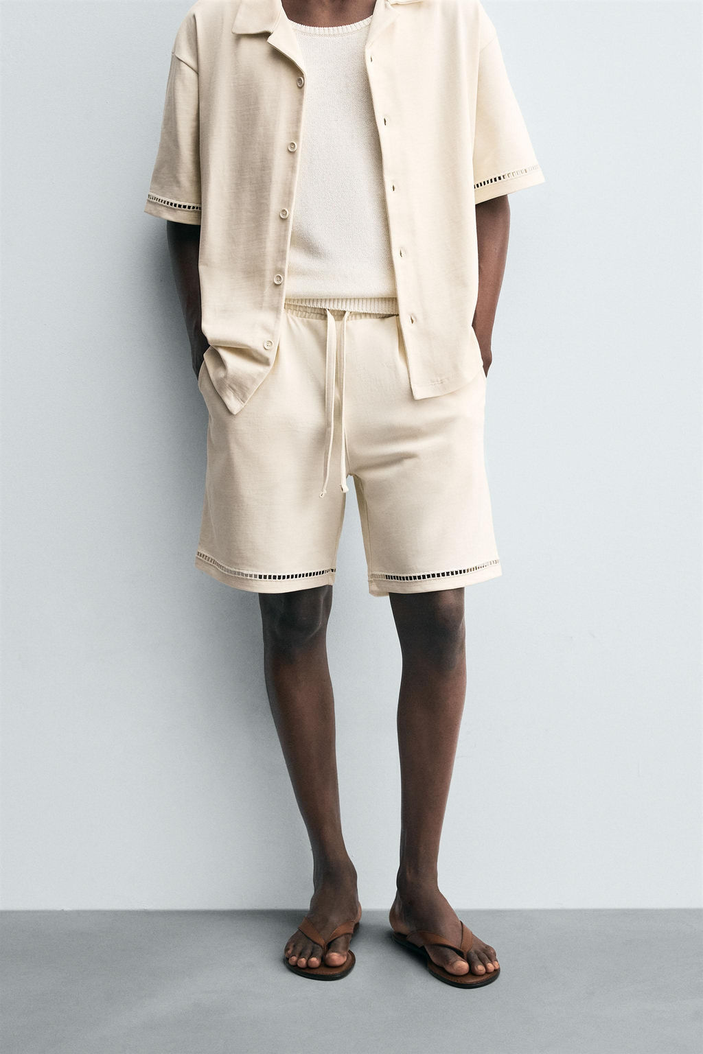 COMFORT STITCH BERMUDA SHORTS - Zara фото 2