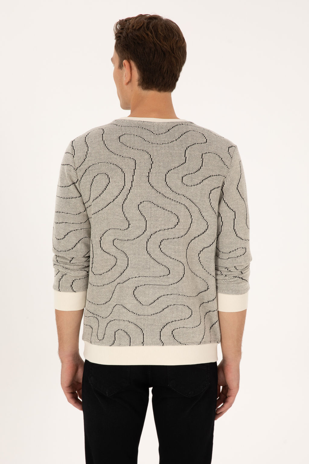 Erkek Regular Fit Bisiklet Yaka Siyah Sweatshirt - U.s. polo assn фото 12