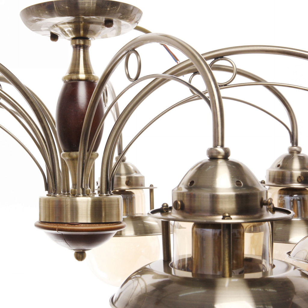 Люстра 1*40Вт Е27 80*80*35см 6-MDG5955/7AB