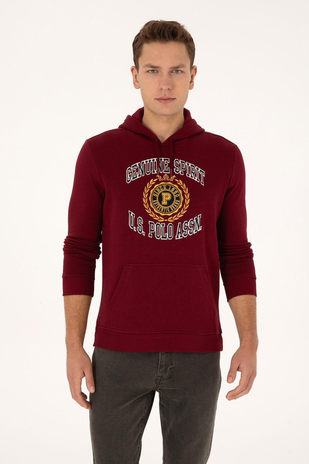 Erkek Bordo Sweatshirt - U.s. polo assn фото 3