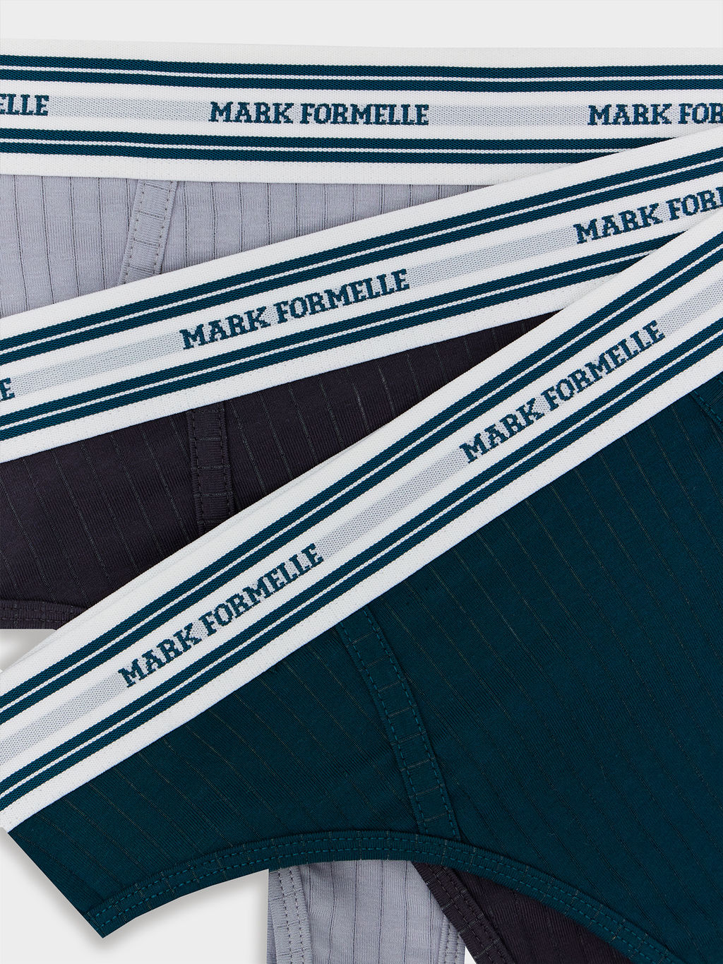 Трусы женские бразилиана мультипак (3 шт.) в сером цвете антрацит 412533-3 - Mark formelle фото 10