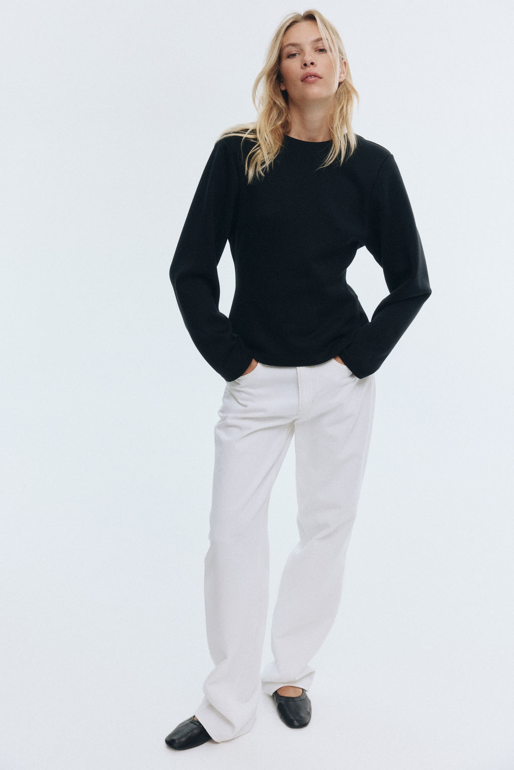 Top efecto neopreno con espalda escotada - H&m фото 2
