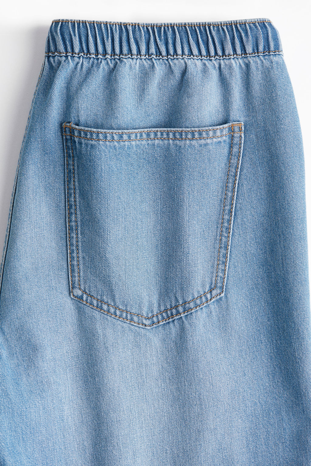Pantal?n denim con cord?n de ajuste - H&m фото 6