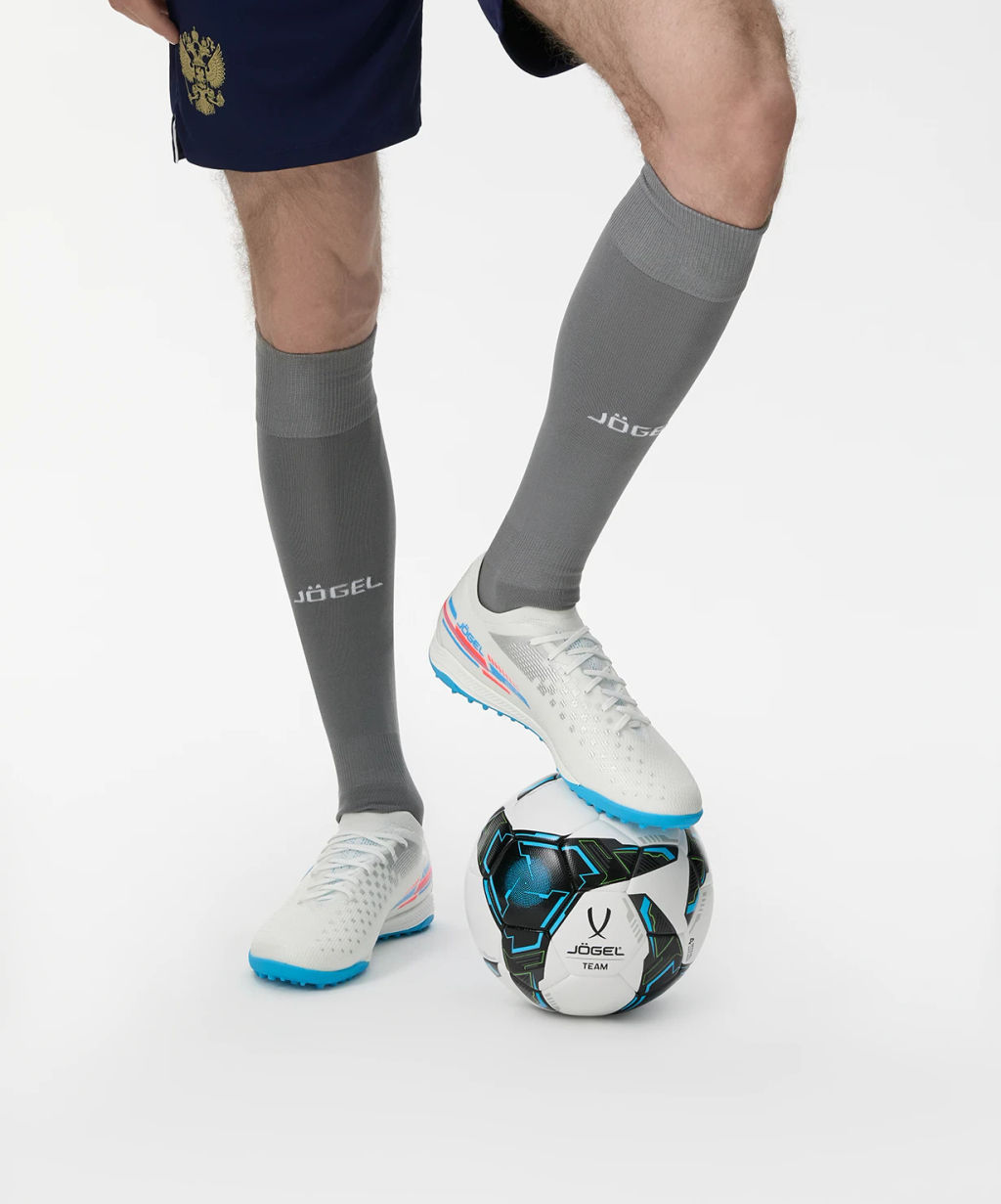 Бутсы многошиповые JOGEL Evofly TF PRO White/blue  фото 9