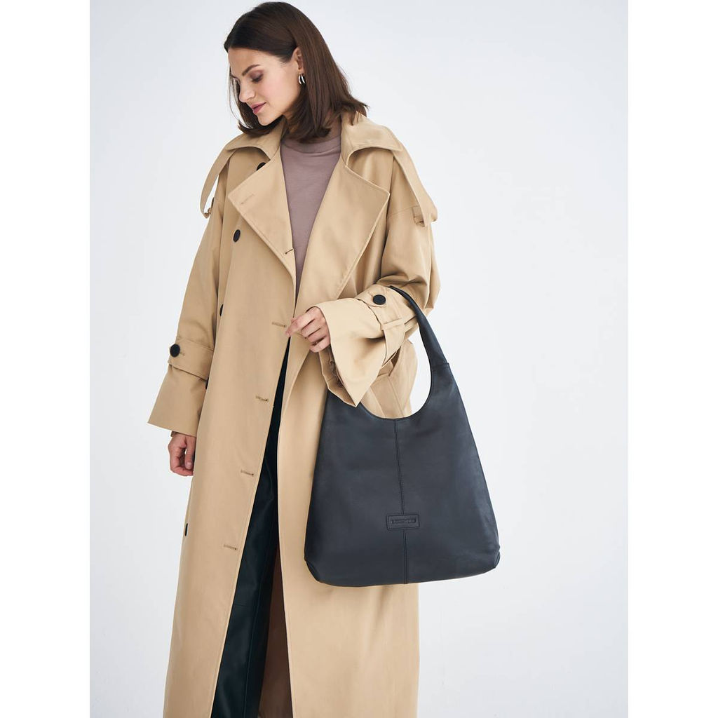 Женская сумка-хобо Mia Black - Lakestone фото 10