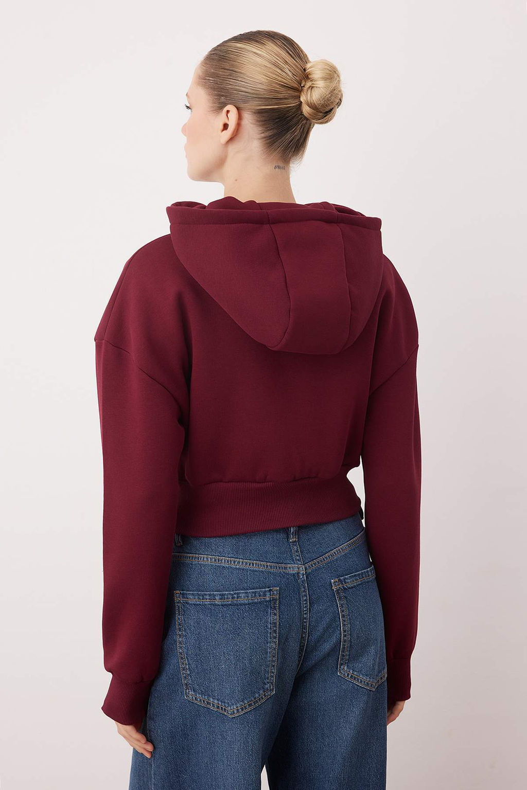 Murdum Crop Oversize Orme Sweatshirt TWOAW25SW00302