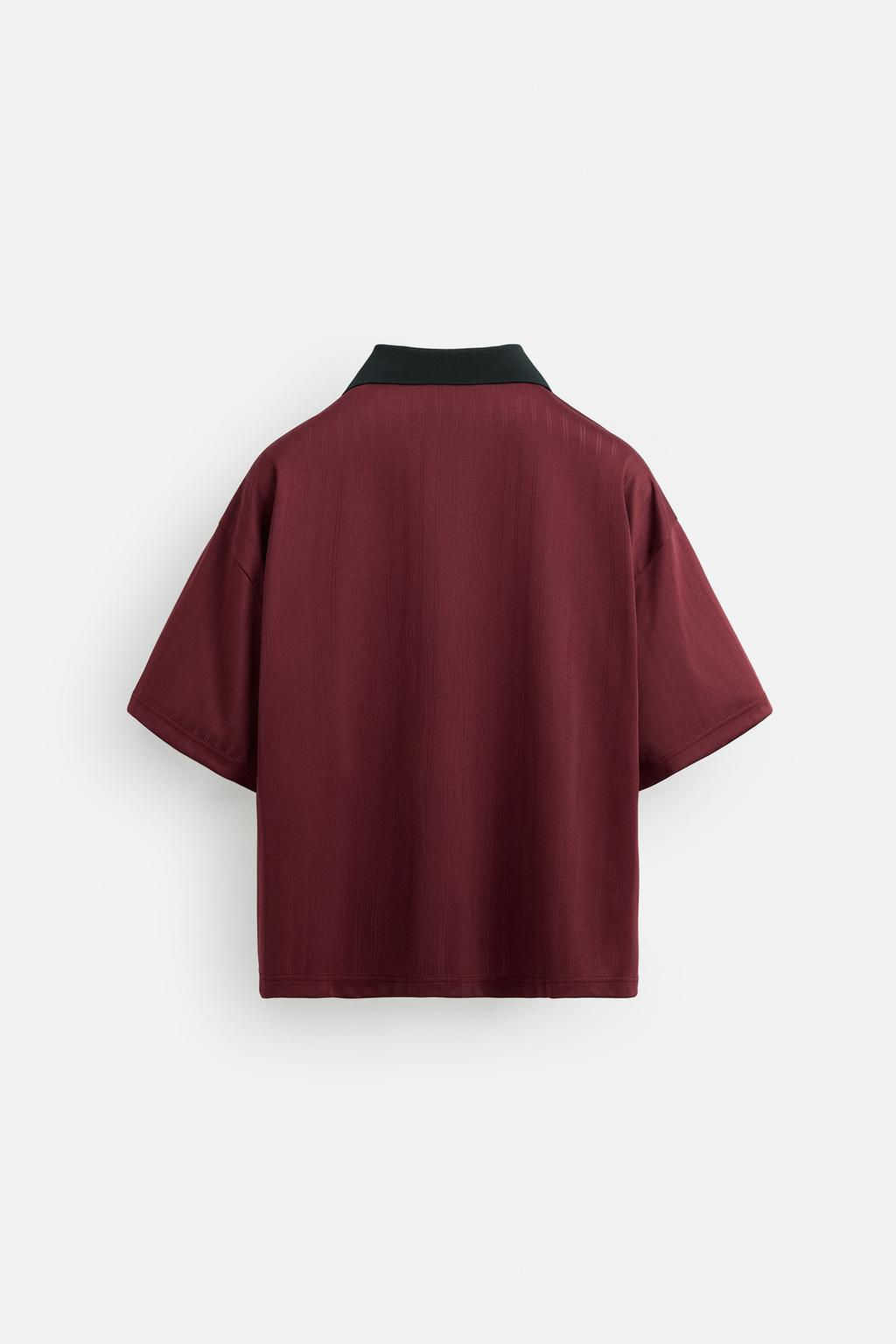 RETRO FOOTBALL TECHNICAL POLO SHIRT - Zara фото 8