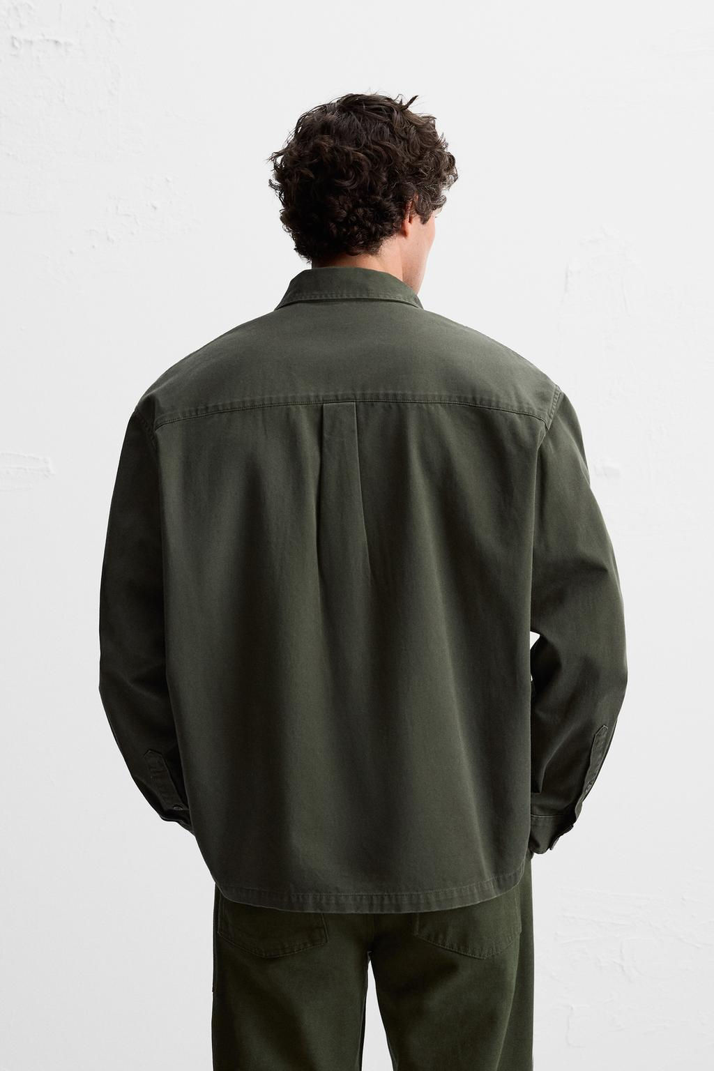 WASHED RELAXED FIT SHIRT - Zara фото 4