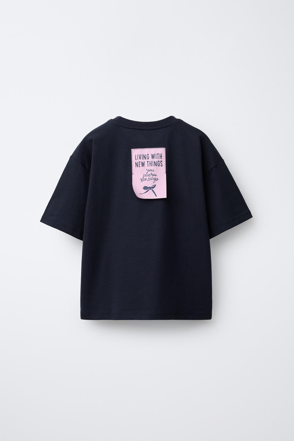 PRINTED T-SHIRT WITH BOW - Zara фото 2