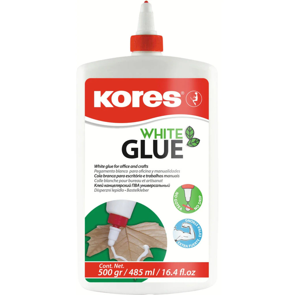 Клей ПВА 500г Kores, без растворителей  фото 2