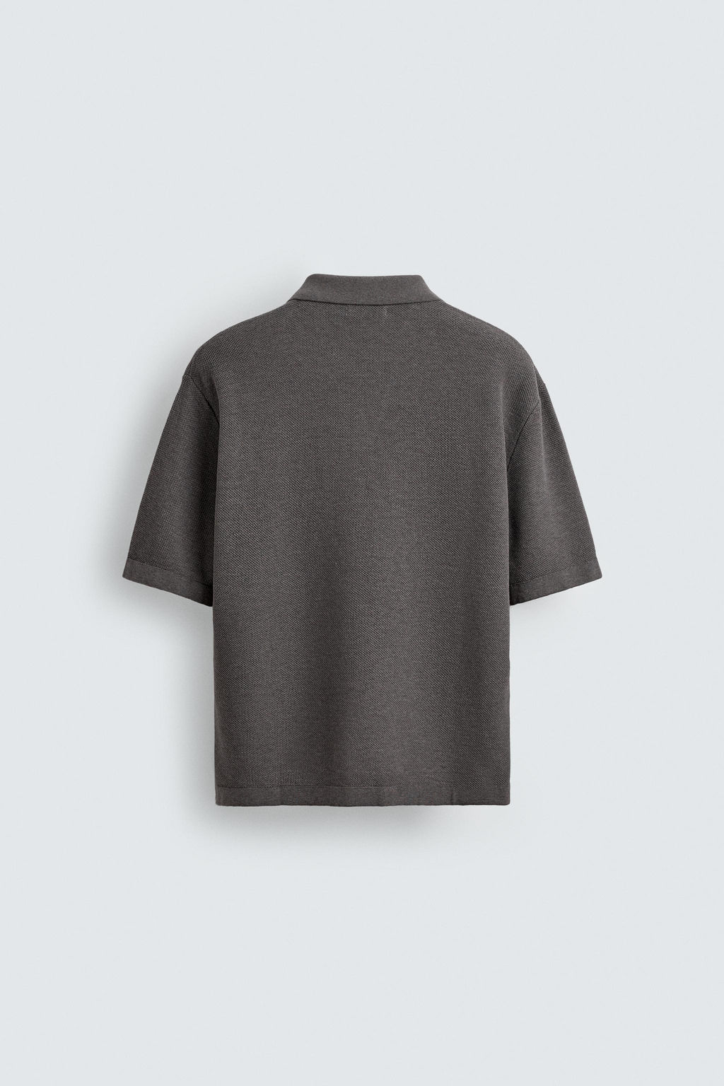 POLO PUNTO RELAXED FIT / Gris - Zara фото 8