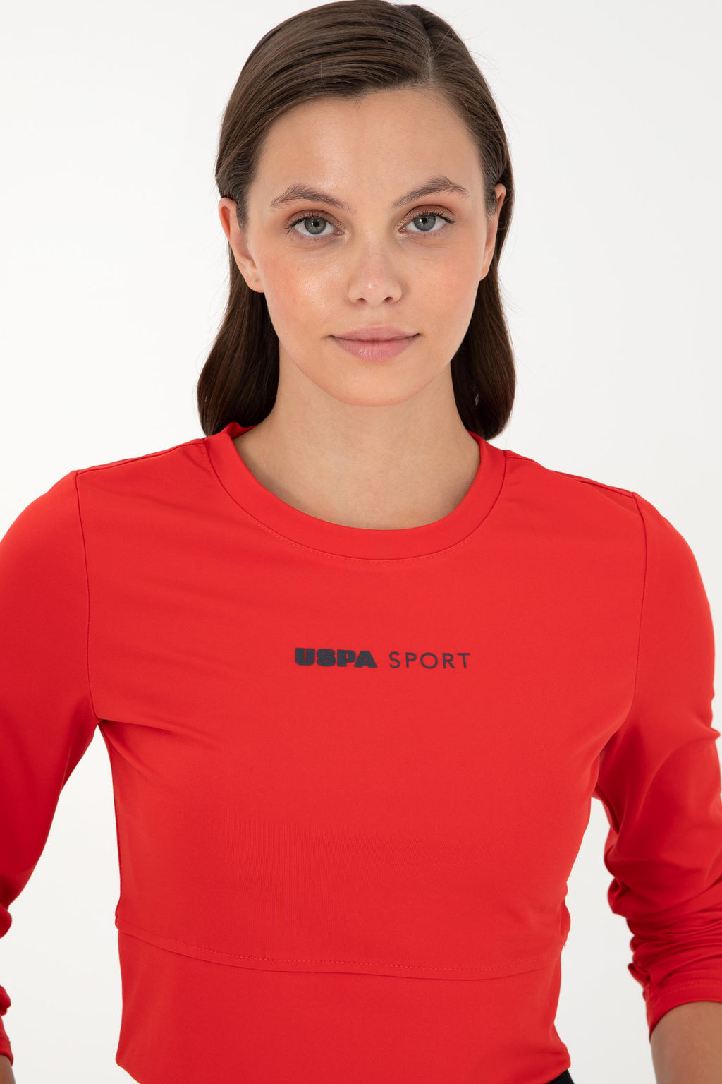 Женский красный свитшот - U.s. polo assn фото 2