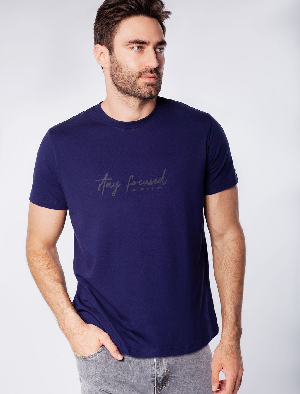 VILATTE / Футболка из премиального хлопка с авторским принтом  фото 11