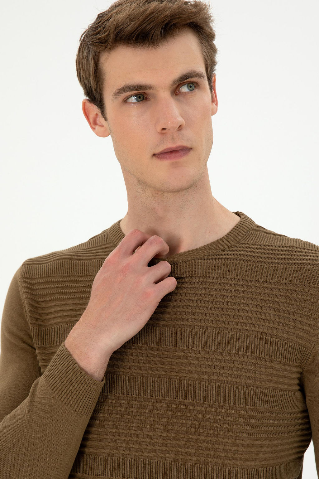 Мужской свитер цвета хаки - U.s. polo assn фото 2