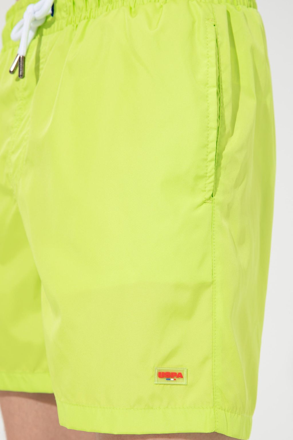 U. S. Polo Assn Мужские шорты для плавания фисташково-зеленого цвета - U.s. polo assn фото 5