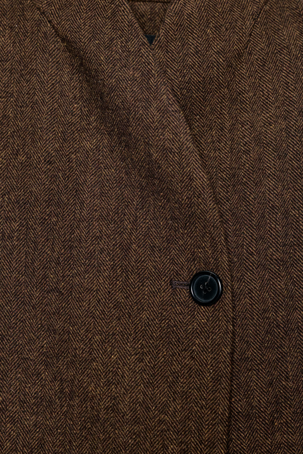 HERRINGBONE WOOL BLEND BLAZER ZW COLLECTION - Zara фото 5