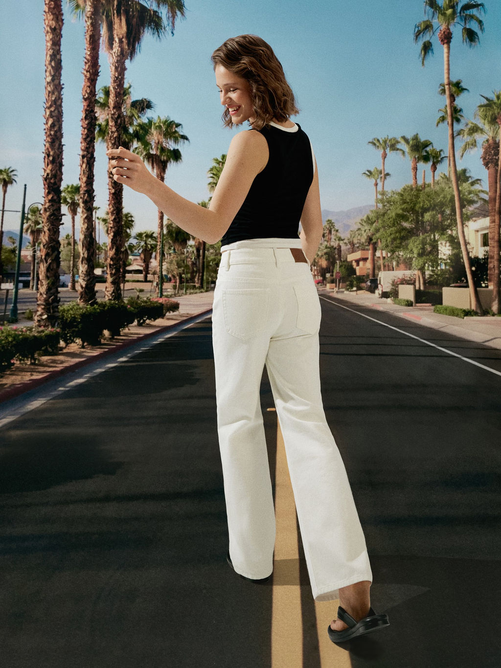 CONCEPT CLUB / Брюки джинсовые жен. Elsie_straight крем  фото 7