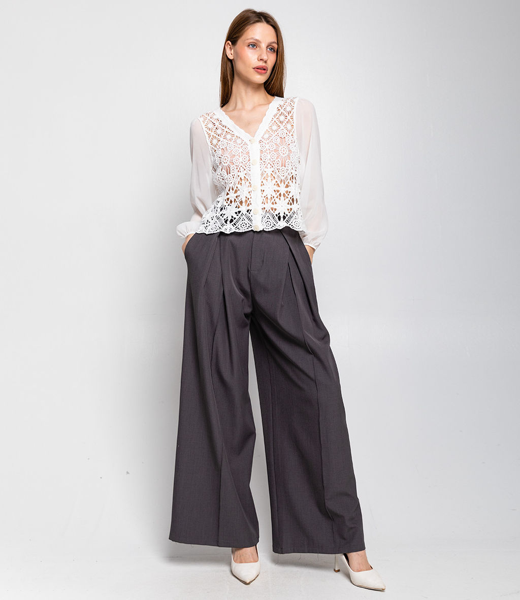 Блуза #КТ014 (2), белый - Dommod фото 4