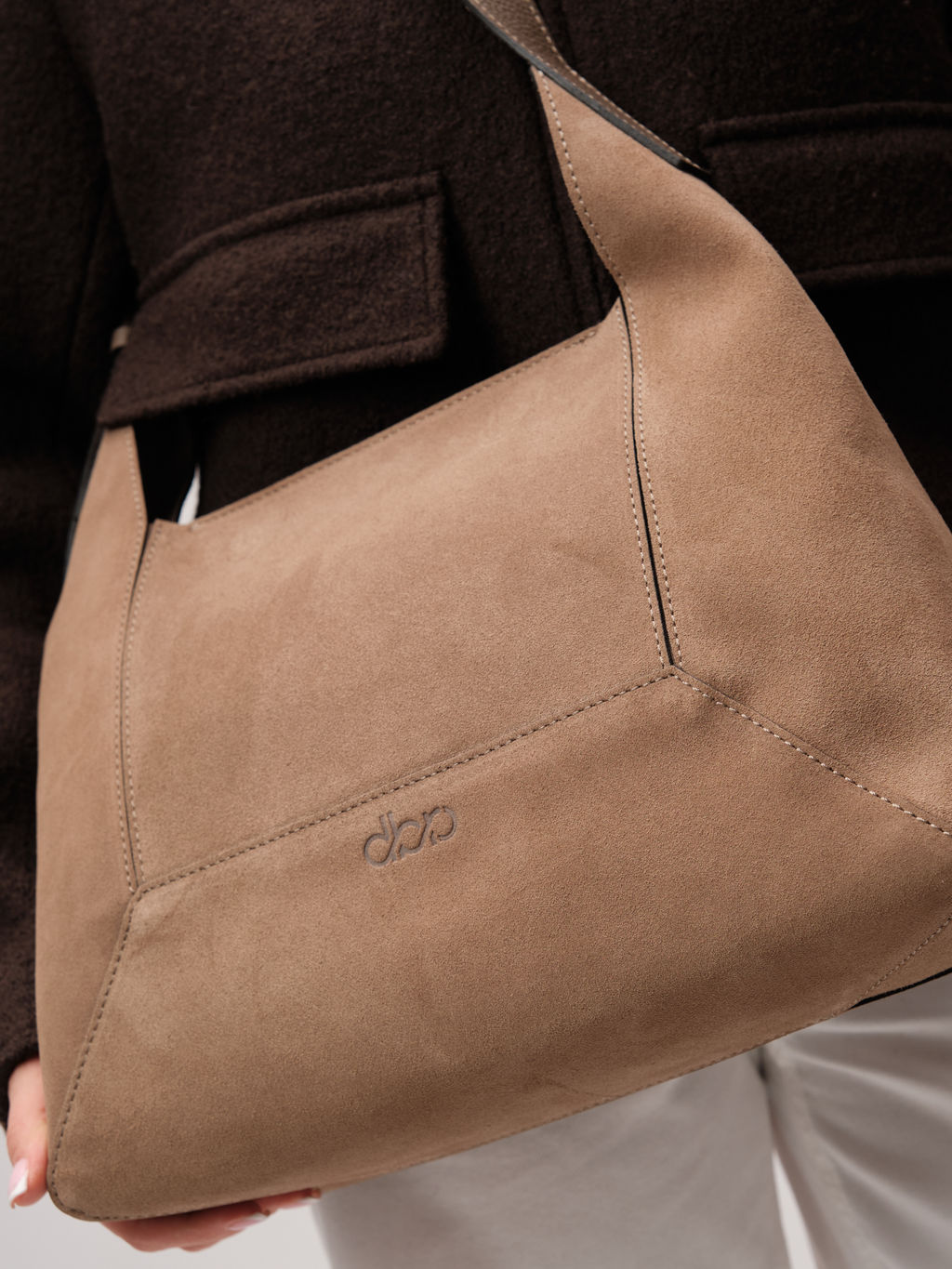 Сумка Mosaic DBR 31376 серо-коричневый  фото 10