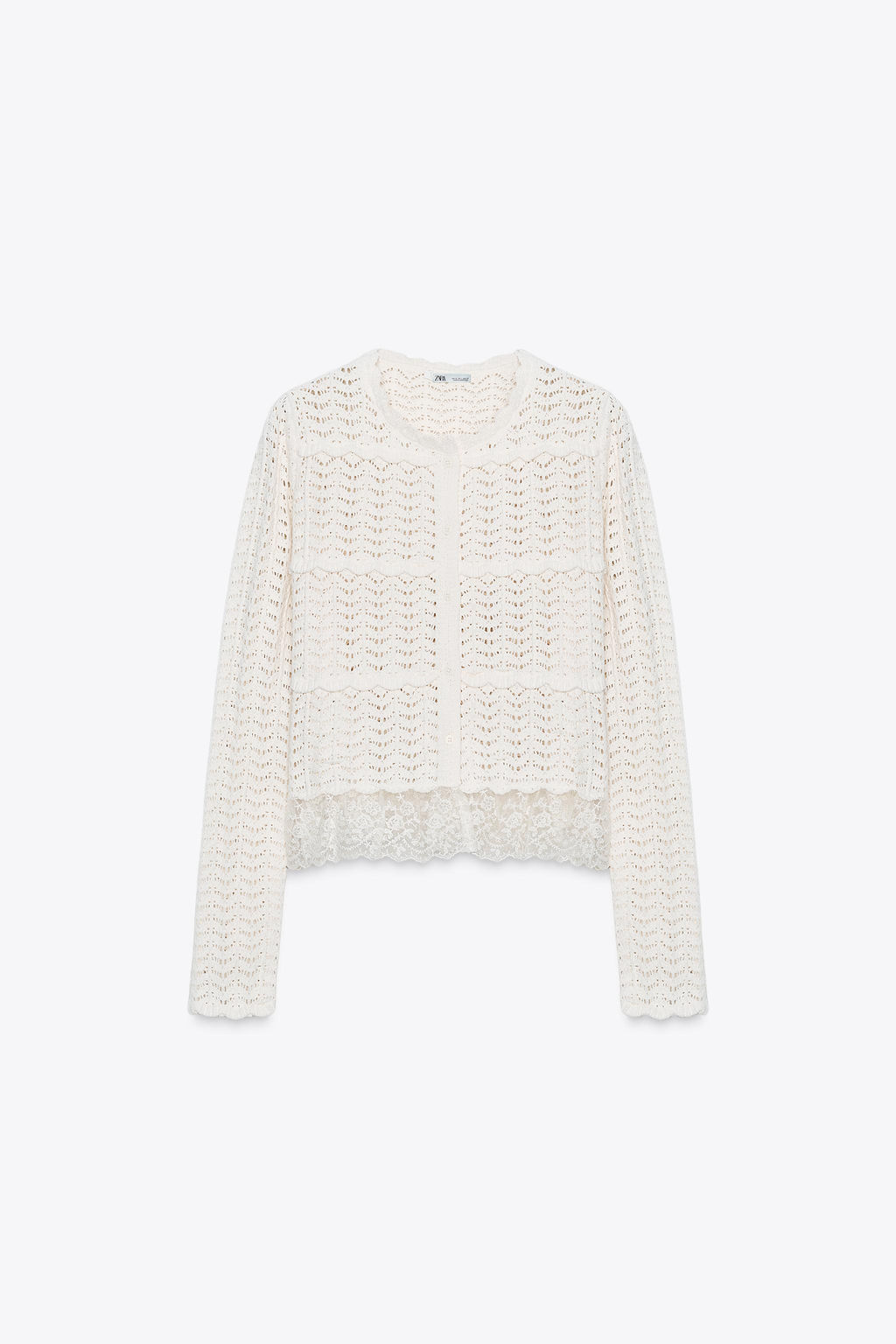 CHENILLE ROMANTIC CARDIGAN - Zara фото 7