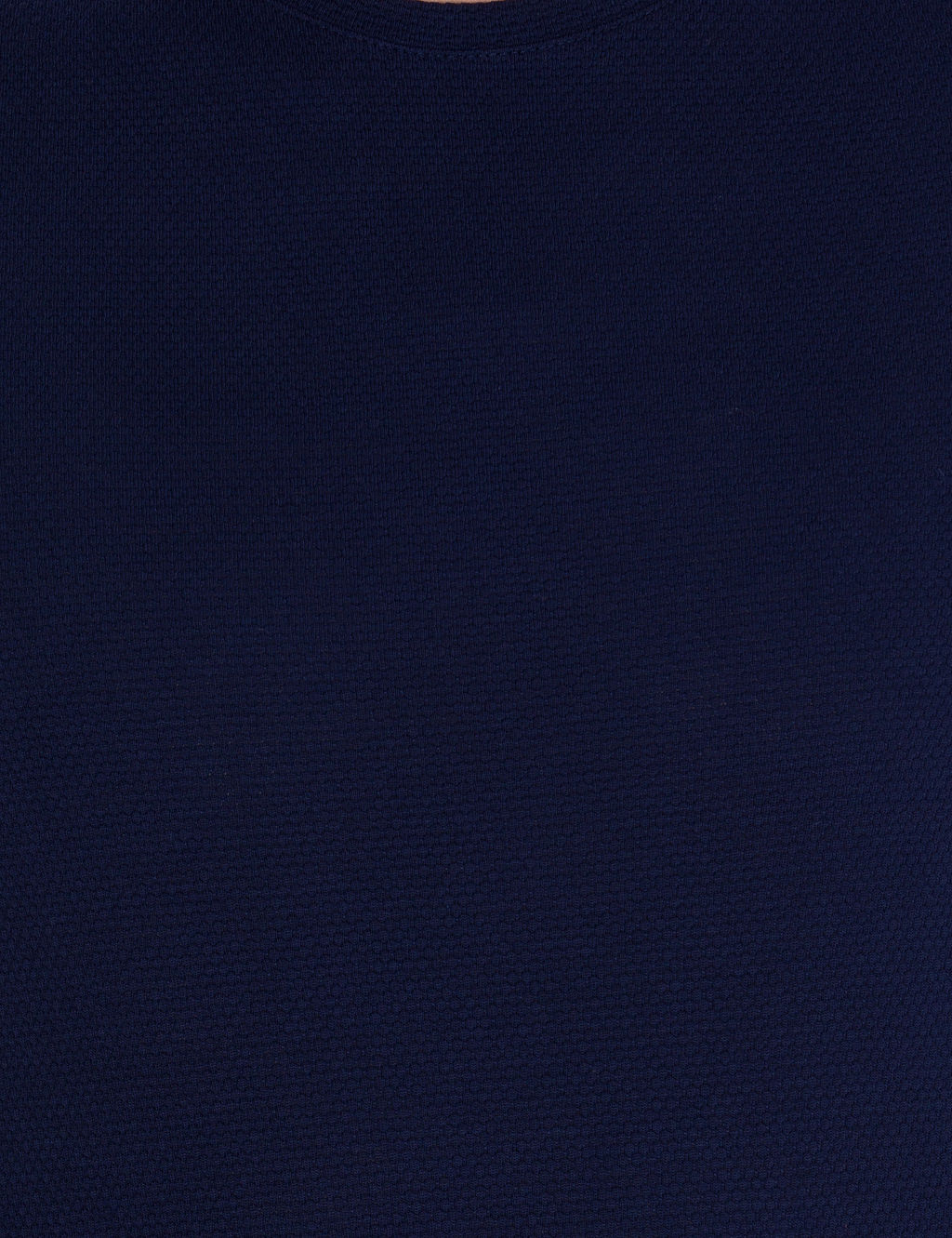 Lacivert Slim Fit Basic Ti__rt