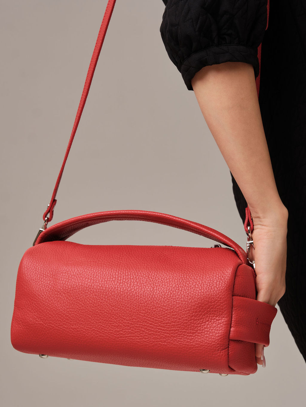 Кожаная сумка Solea DBR 31365 красный  фото 5