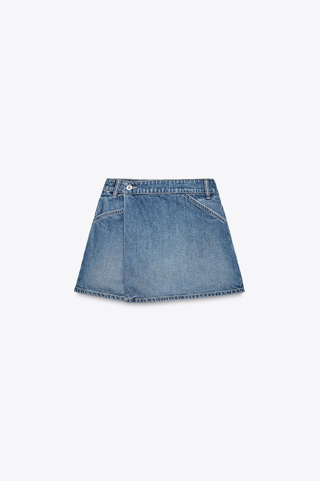 DENIM TRF SKORT - Zara фото 4