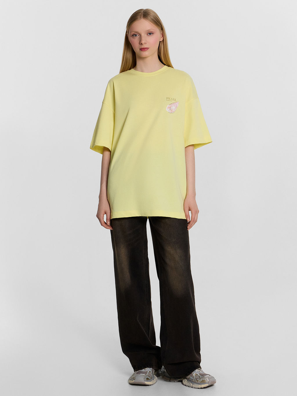 Футболка женская Mark Formelle желтая с принтом  фото 3