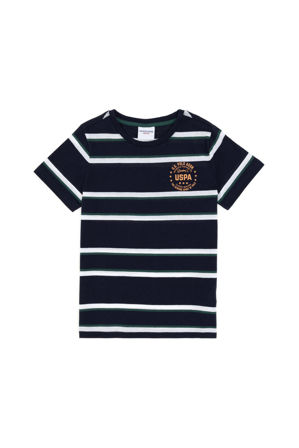 Базовая футболка темно-синего цвета для мальчика Неожиданная скидка в корзине