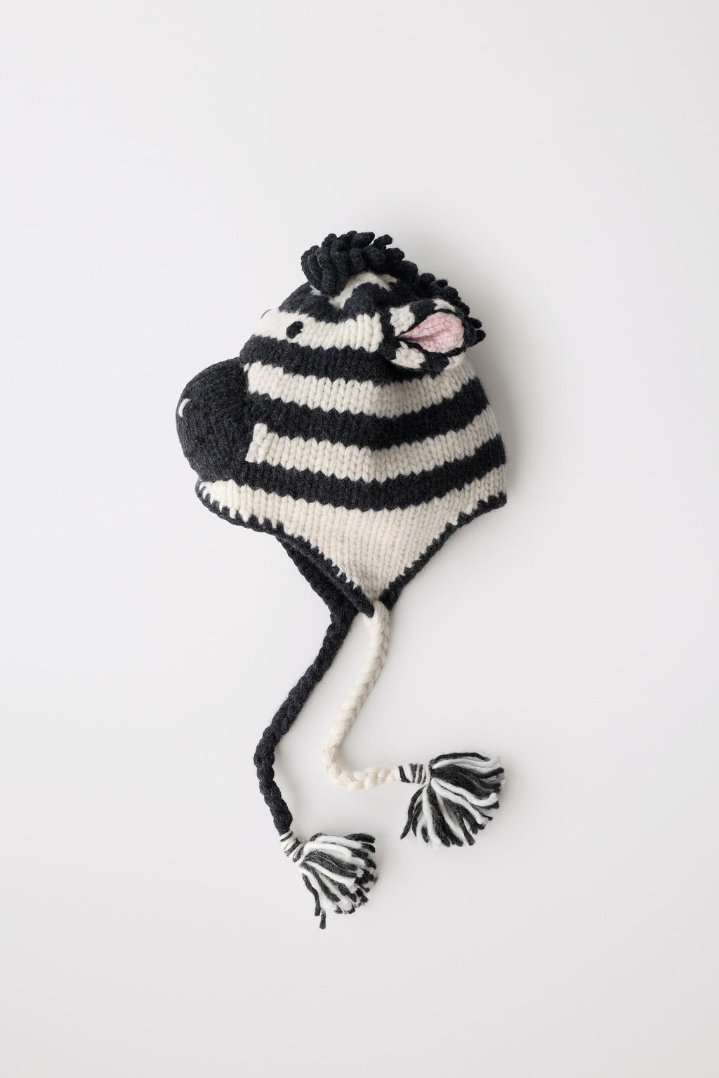 100% WOOL ZEBRA BEANIE LIMITED EDITION - Zara фото 17