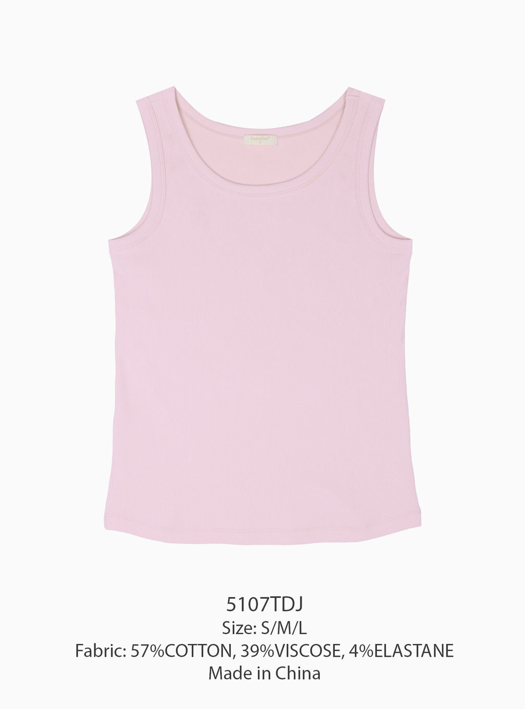Майка женская Indefini розовая хлопок с вискозой  фото 6