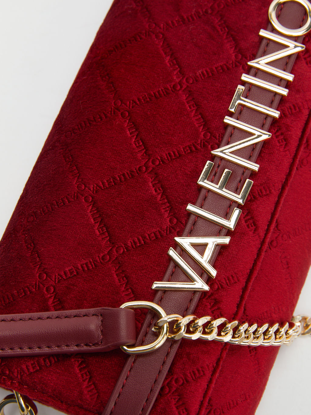 Клатч VALENTINO LIFE Артикул 4210550, вишневый  фото 6
