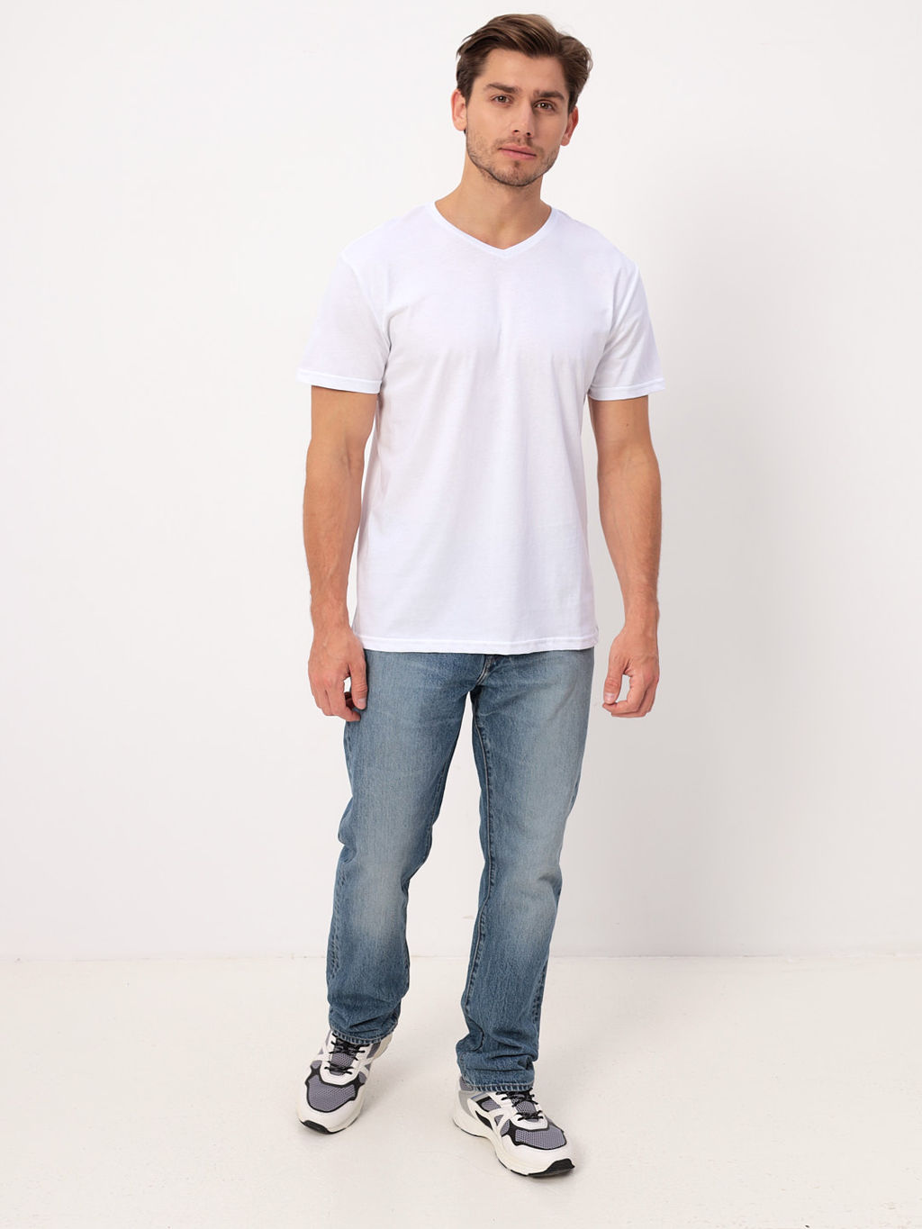 Футболка мужская короткий рукав GREG G146-RD-0001 (белый)