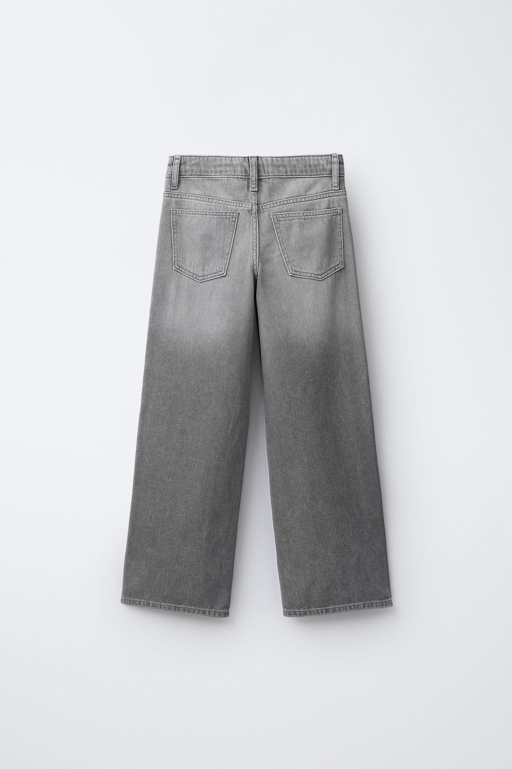 STUDDED WIDE-LEG JEANS - Zara фото 2