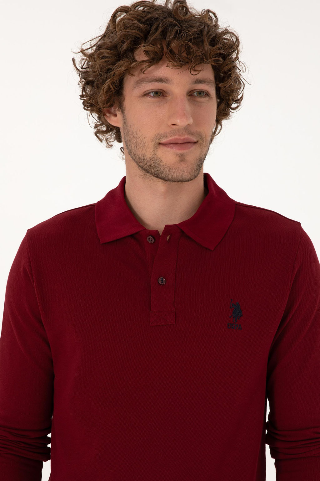 Erkek Bordo Basic Sweatshirt Sepette S_rpriz _ndirim - U.s. polo assn фото 2