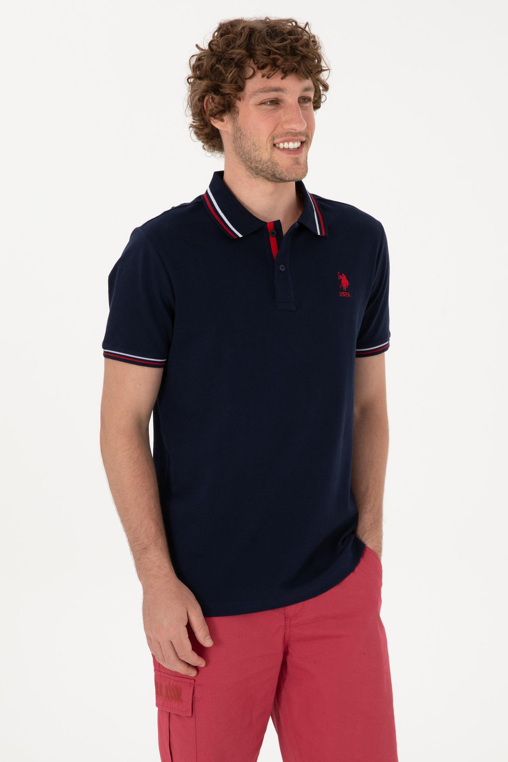 Erkek Lacivert Basic Ti__rt Sepette S_rpriz _ndirim - U.s. polo assn фото 3