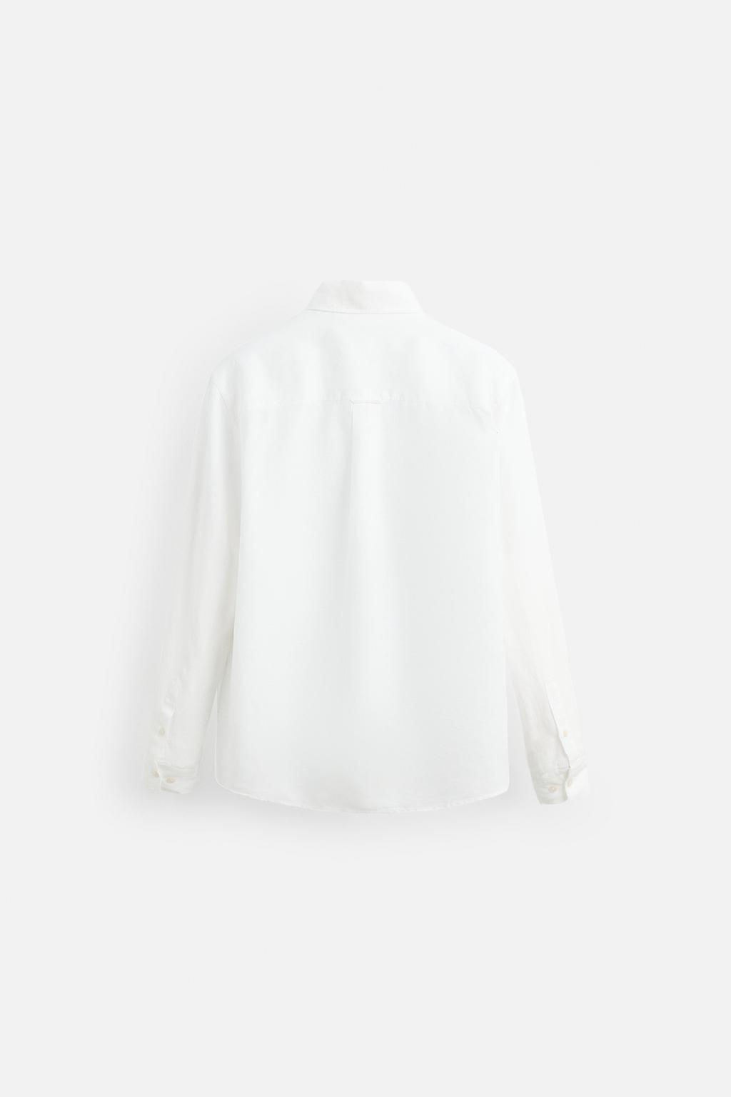 100% LINEN SHIRT - Zara фото 20