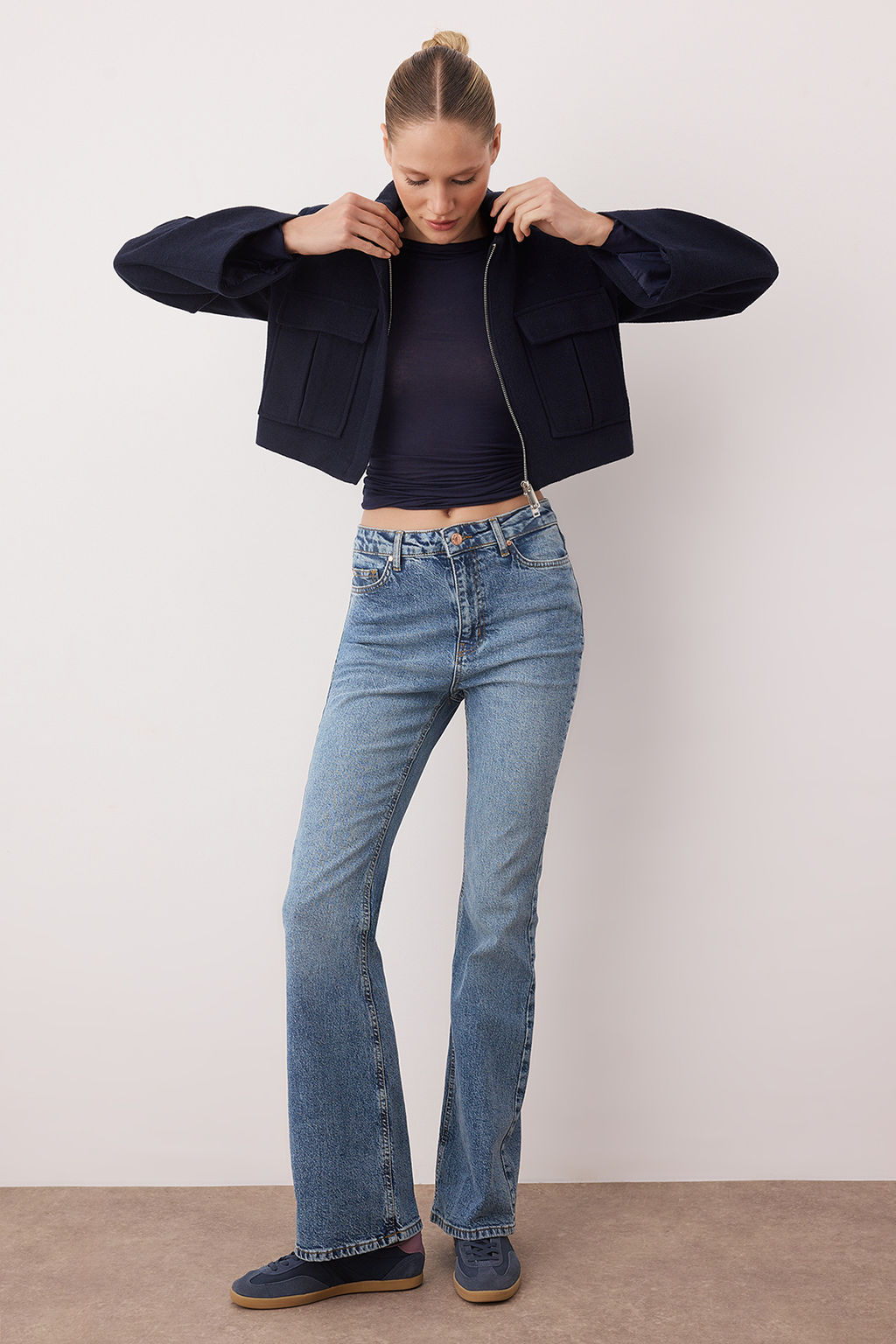 Mavi Yuksek Bel Comfort/Esnek Flare Jeans TWOSS25JE00101