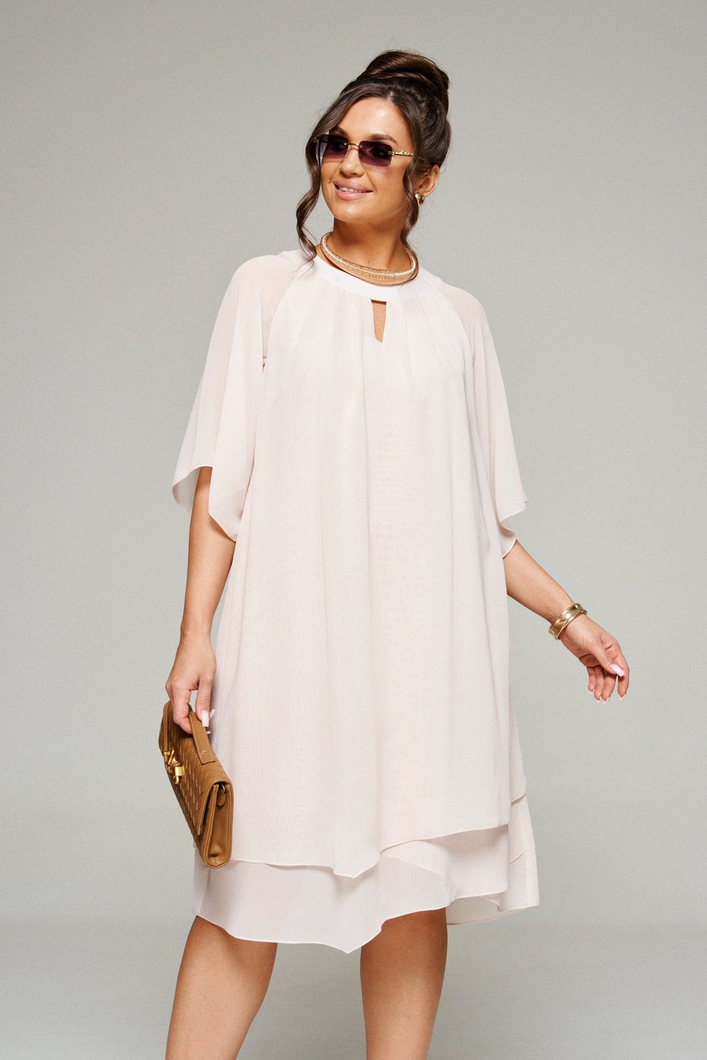 Платье 6325 бежевый - Beautiful and free фото 3