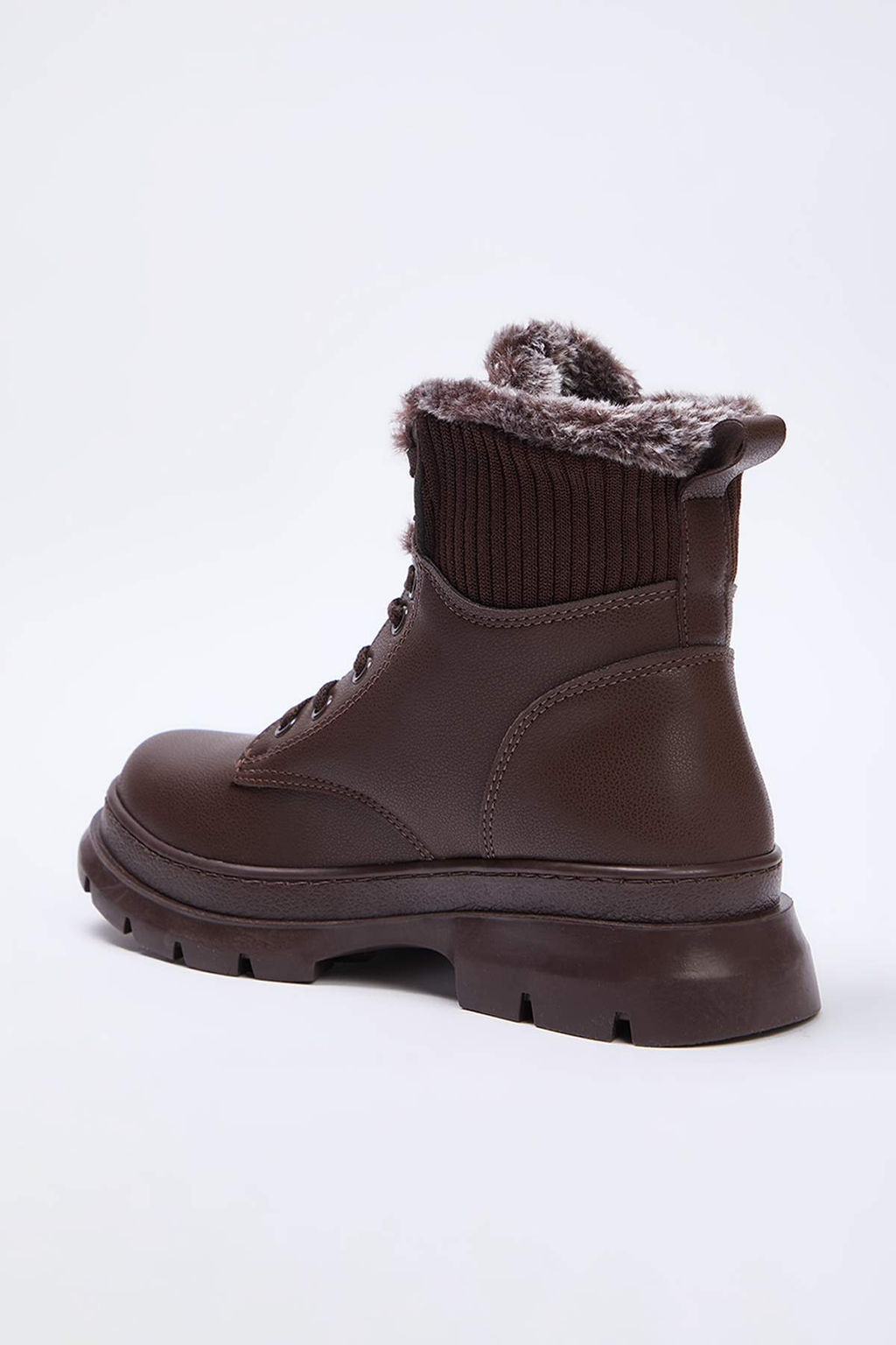 Trendyolmilla Shoes Siyah Kurk Detayl? Bagc?kl? Kad?n Postal Bot TAKAW25BO00027  фото 12