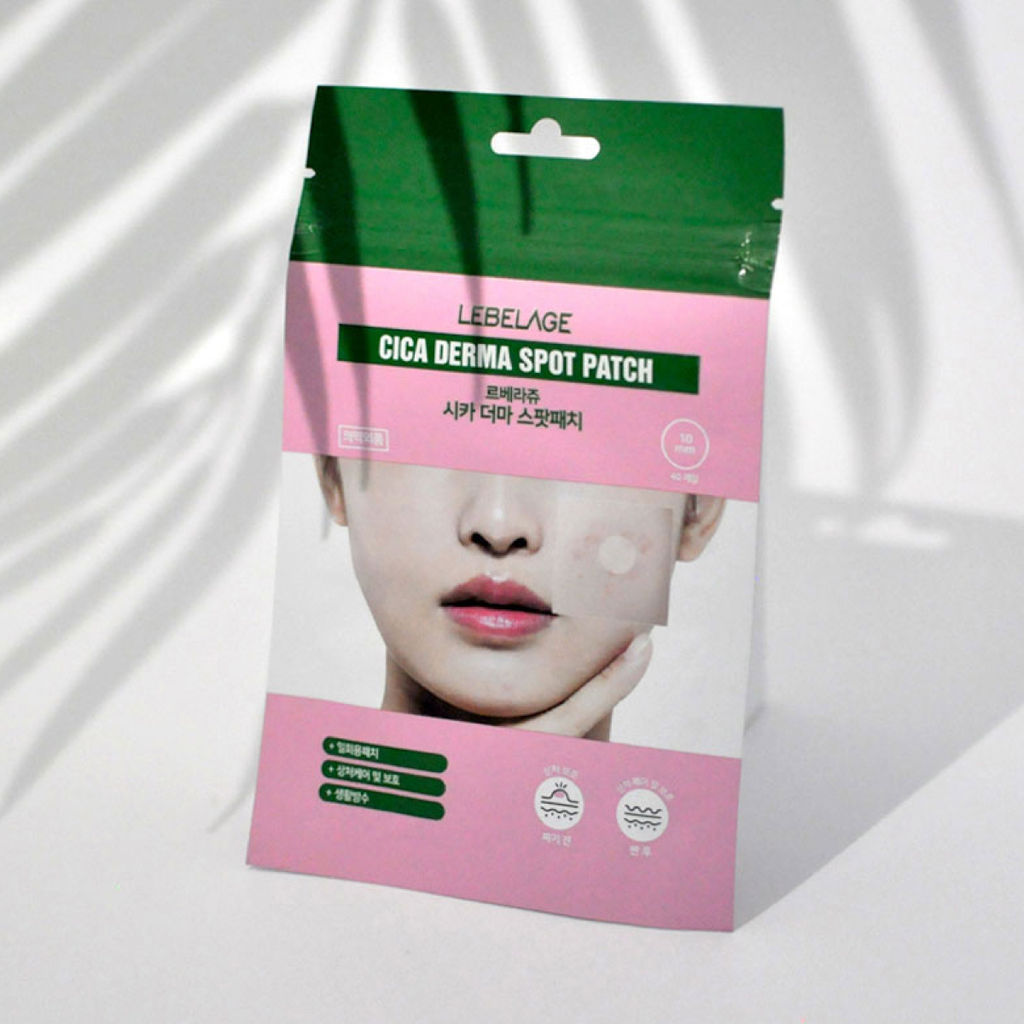 Lebelage Патчи от прыщей с экстрактом центеллы / Cica Derma Spot Patch, 10 мм, 40 наклеек