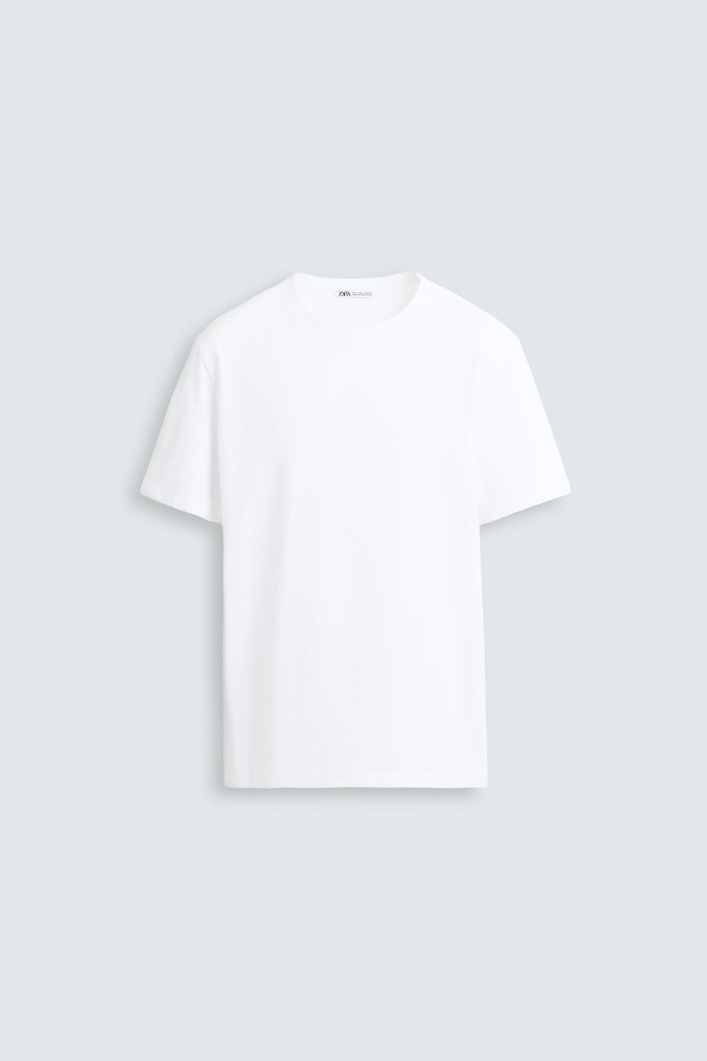 BASIC SLIM FIT T-SHIRT - Zara фото 6