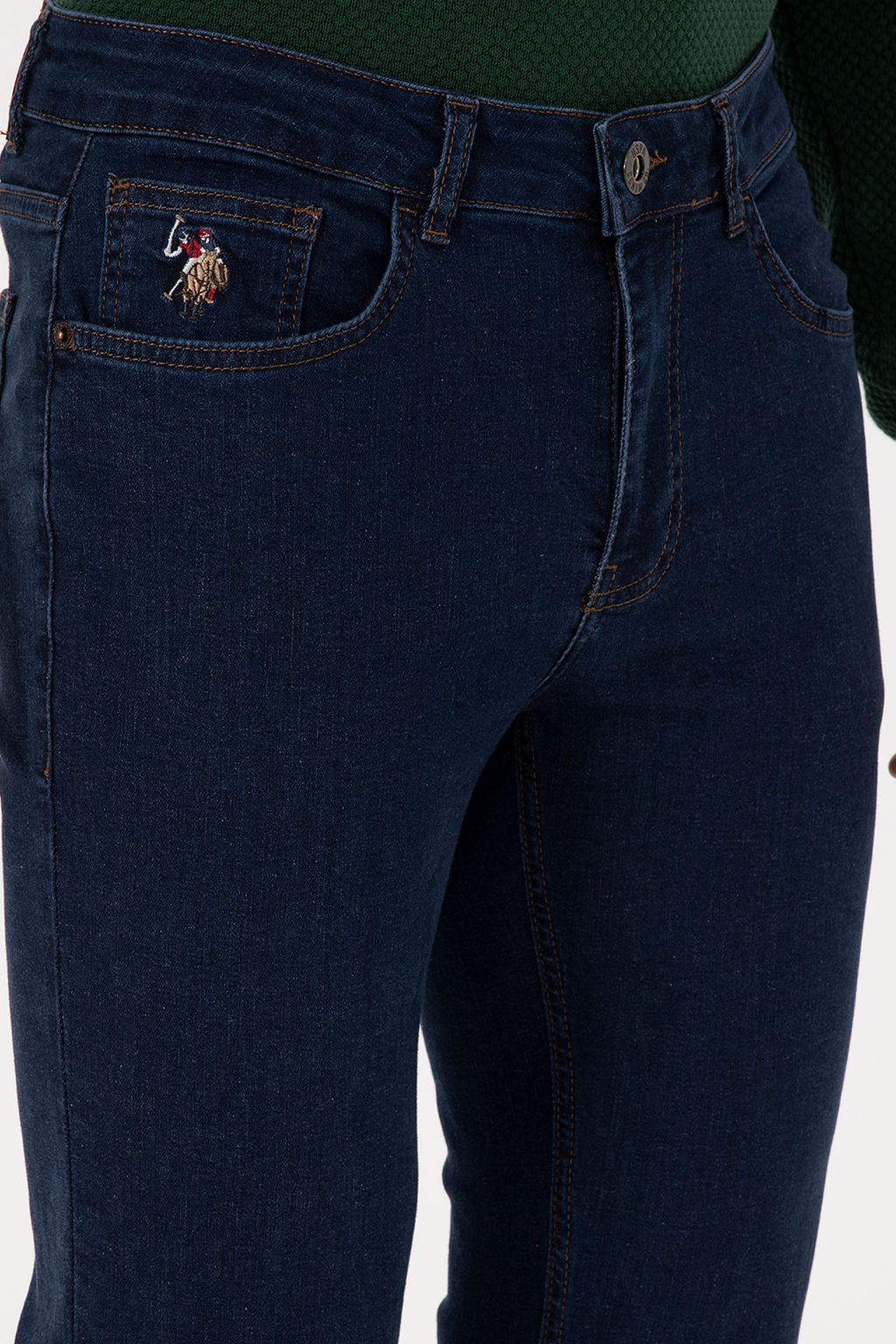 Erkek Koyu Mavi Jean Pantolon - U.s. polo assn фото 11