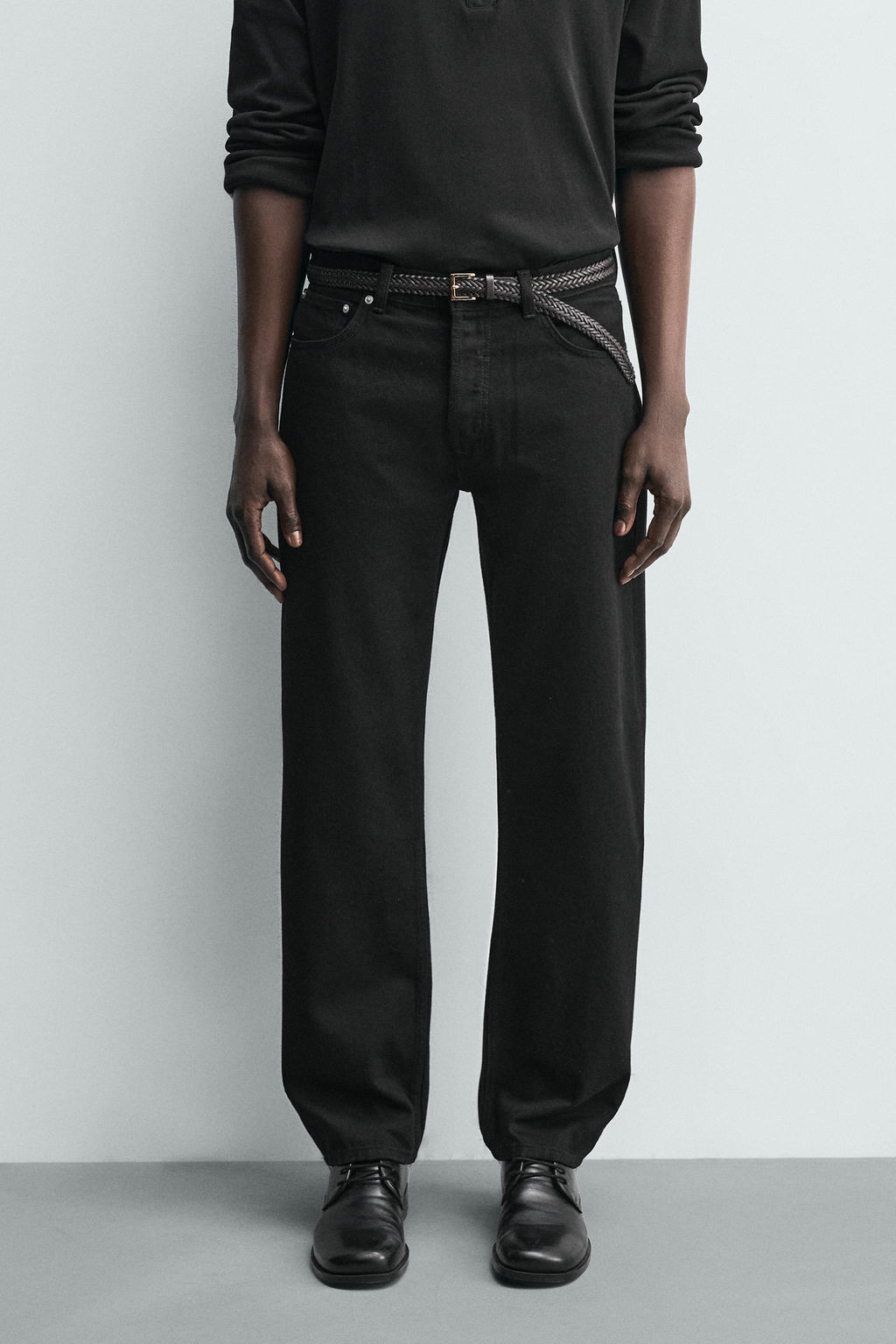 JEANS STRAIGHT FIT / Negro - Zara фото 11